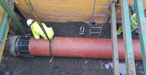 Stevenston Rising Sewer Main Burst