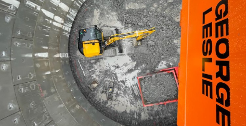 Storm water storage tank nearly complete