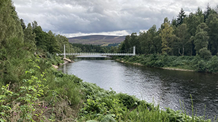 general view of the River Dee