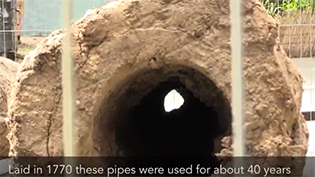 Old Wooden Pipes found in Edinburgh